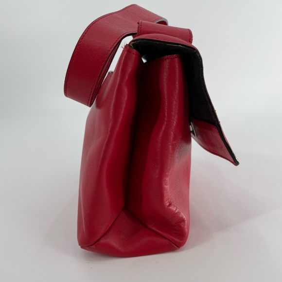 Adrienne Vittadini Red Satchel Shoulder Bag‎ - Picture 5 of 14